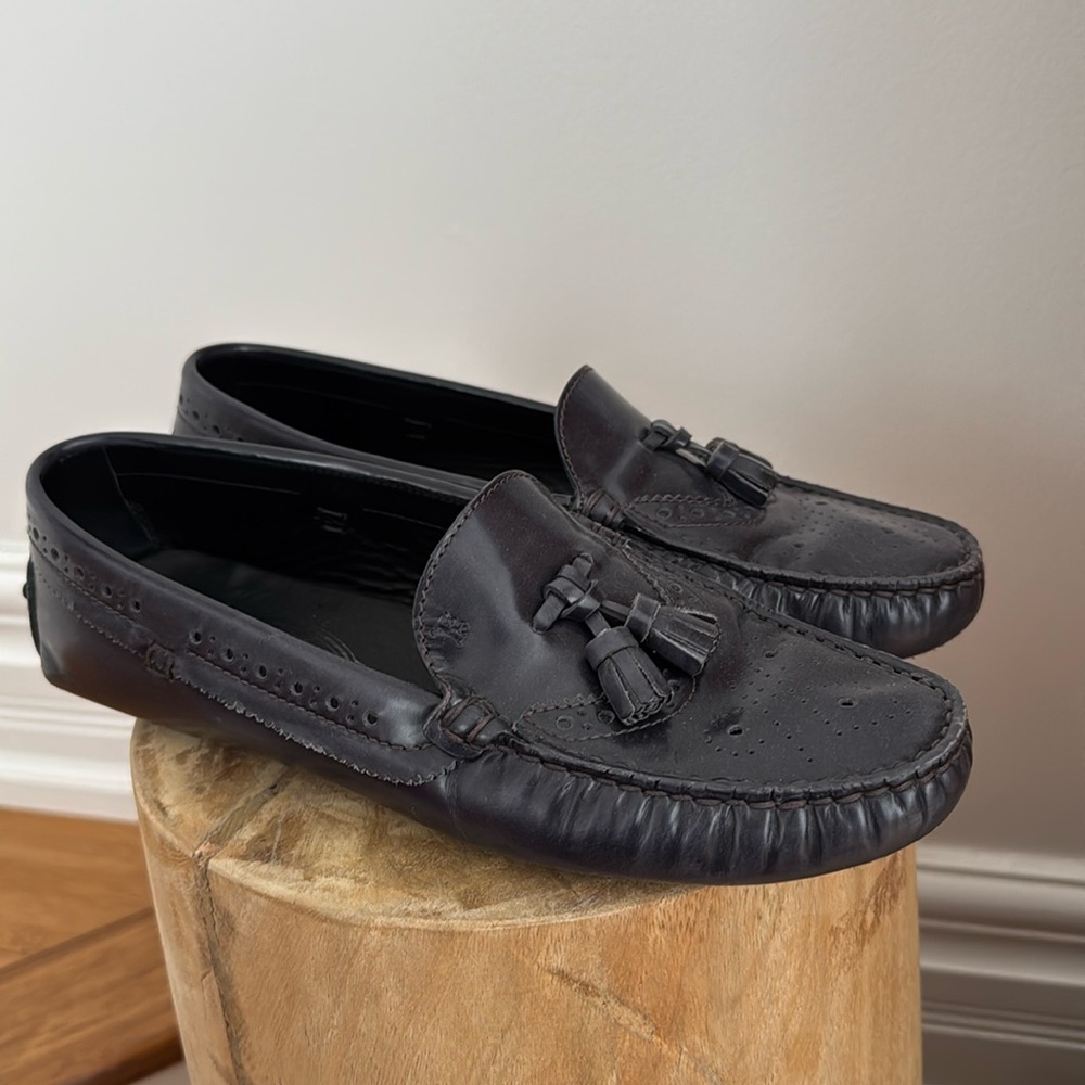 Tod’s leather loafers. Size 38.